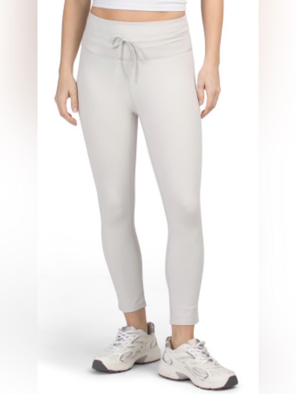 RBX Women's Capri Leggings With Drawcord Waist
